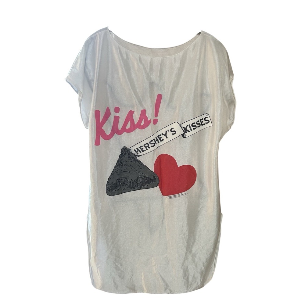 Vintage Hershey Kiss 1991 Nylon Lingerie Nightgown‎ S/m *rare*
